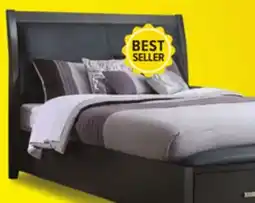 Leon's Cinema 3-Piece Queen Storage Bed - Charcoal offer