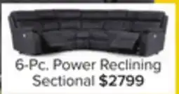 Leon's Haven 6-Piece Dual Power Reclining Sectional - Grey offer