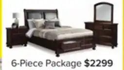 Leon's Chester 6-Piece Queen Storage Bedroom Package - Cherry offer