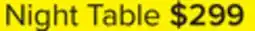 Leon's San Mateo Night Table - Tuscan offer