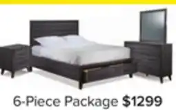 Leon's Miller 6-Piece Queen Panel Bedroom Package - Grey offer