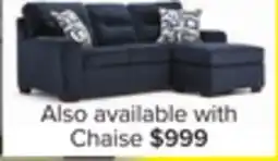 Leon's Mackay Chaise Sofa - Blue offer