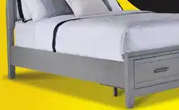 Leon's Silverstone 3-Piece Queen Storage Bed - Mist Grey offer