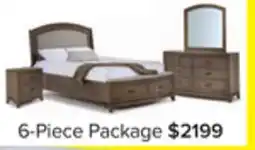 Leon's Camelot 6 - Piece Queen Storage Bedroom Package - Burnished Beige offer