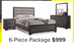 Leon's Sophie 6- Piece Full Bedroom Package - Weathered Grey offer