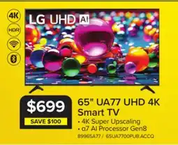 Leon's LG 65 4K Smart UHD TV - 65UA7700PUB offer
