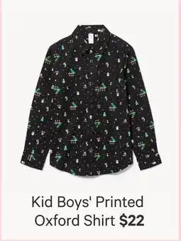 Joe Fresh Kid Boys' Printed Oxford Shirt offer