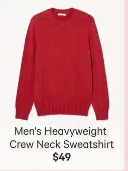 Joe Fresh Men's Heavyweight Crew Neck Sweatshirt offer