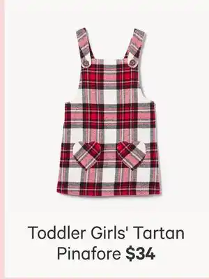 Joe Fresh Toddler Girls' Tartan Pinafore offer