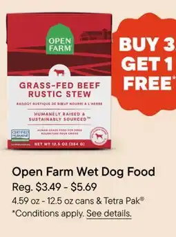 Petvalu Open Farm Wet Dog Food offer