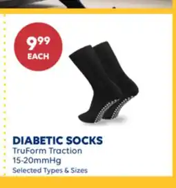 Wellwise by Shoppers DIABETIC SOCKS TruForm Traction offer