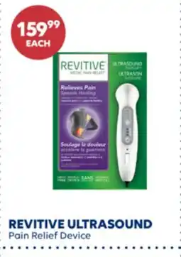 Wellwise by Shoppers REVITIVE ULTRASOUND Pain Relief Device offer
