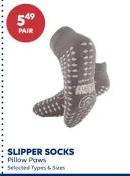 Wellwise by Shoppers SLIPPER SOCKS Pillow Paws offer