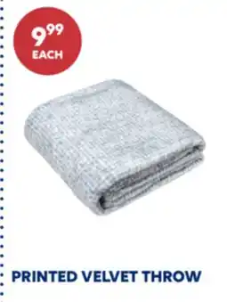 Wellwise by Shoppers PRINTED VELVET THROW offer