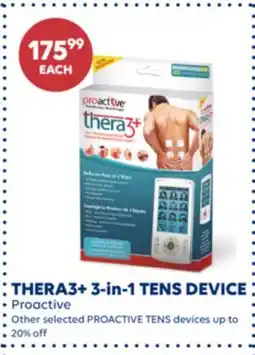 Wellwise by Shoppers THERA3+ 3-in-1 TENS DEVICE Proactive offer