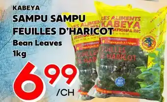 Marche Salaberry KABEYA SAMPU SAMPU FEUILLES D'HARICOT offer