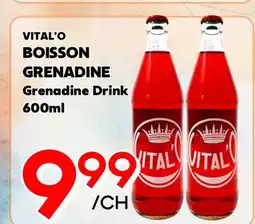 Marche Salaberry VITAL'O BOISSON GRENADINE offer