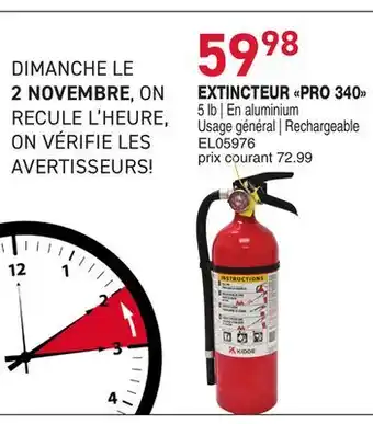 Matério EXTINCTEUR PRO 340 offer
