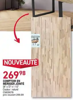 Matério COMPTOIR EN MERISIER JOINTÉ offer