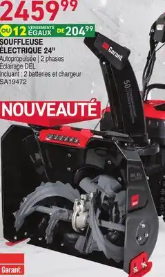 Matério SOUFFLEUSE ÉLECTRIQUE 24 GARANT offer