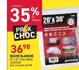 Matério BÂCHE BLANCHE offer