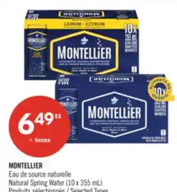Pharmaprix MONTELLIER Natural Spring Water offer