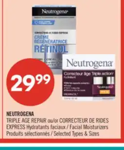 Pharmaprix NEUTROGEN TRIPLE AGE REPAIR or Facial Moisturizers offer