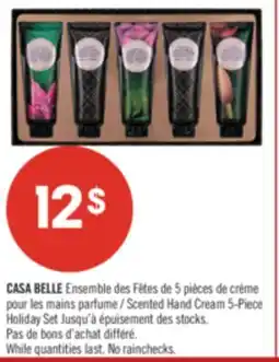Pharmaprix CASA BELLE Scented Hand Cream 5-Piece Holiday Set offer