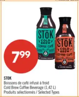 Pharmaprix STOK Cold Brew Coffee Beverage offer