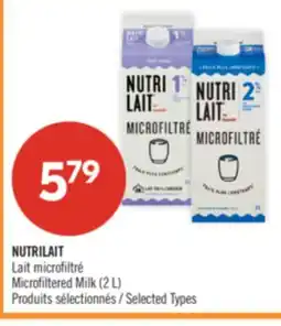 Pharmaprix NUTRILAIT Microfiltered Milk offer