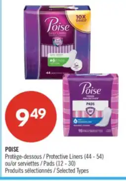 Pharmaprix POISE Protective Liners (44- 54) or Pads (12 - 30) offer