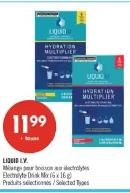 Pharmaprix LIQUID I.V. Electrolyte Drink Mix offer