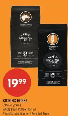 Pharmaprix KICKING HORSE Whole Bean Coffee offer