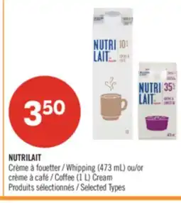 Pharmaprix NUTRILAIT Whipping (473 mL) or Coffee (1 L) Cream offer