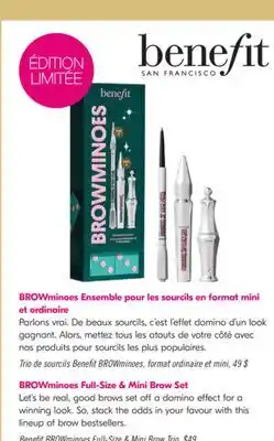 Pharmaprix BENEFIT BROWminoes Full-Size & Mini Brow Set offer