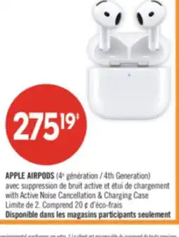 Pharmaprix APPLE AIRPODS (4th Generation) offer