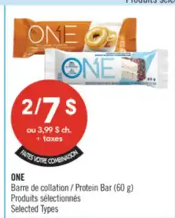 Pharmaprix ONE Protein Bar offer