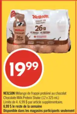 Pharmaprix NEILSON Chocolate Milk Protein Shake offer