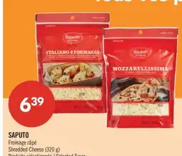 Pharmaprix SAPUTO Shredded Cheese offer