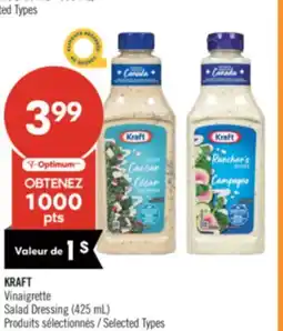Pharmaprix KRAFT Vinaigrette Salad Dressing offer