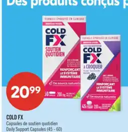 Pharmaprix COLD FX Daily Support Capsules offer