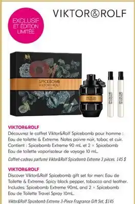 Pharmaprix Viktor&Rolf Spicebomb Extreme 3 Piece Fragrance Gift Set offer