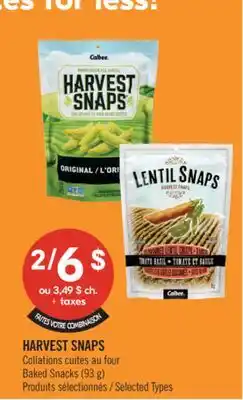 Pharmaprix HARVEST SNAPS Baked Snacks offer