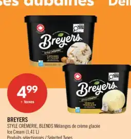 Pharmaprix BREYERS Ice Cream offer