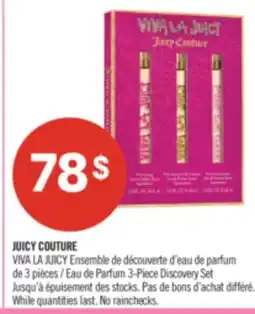 Pharmaprix JUICY COUTURE VIVA LA JUICY 3-Piece Discovery Set offer