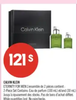 Pharmaprix CALVIN KLEIN ETERNITY FOR MEN 2-Piece Set offer