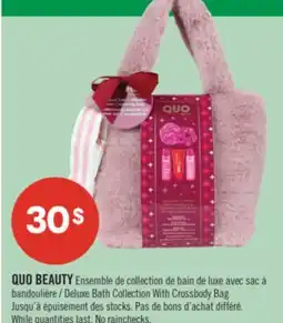 Pharmaprix QUO BEAUTY Deluxe Bath Collection With Crossbody Bag offer