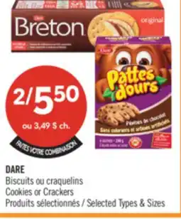 Pharmaprix Dare Cookies or Crackers offer