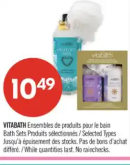 Pharmaprix VITABATH Bath Sets offer