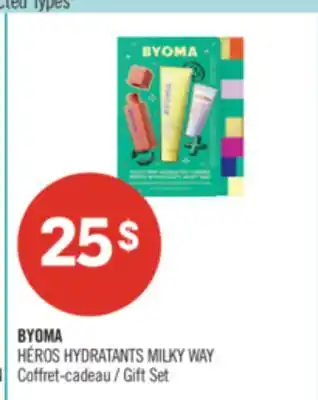 Pharmaprix BYOMA HÉROS HYDRATANTS MILKY WAY Gift Set offer